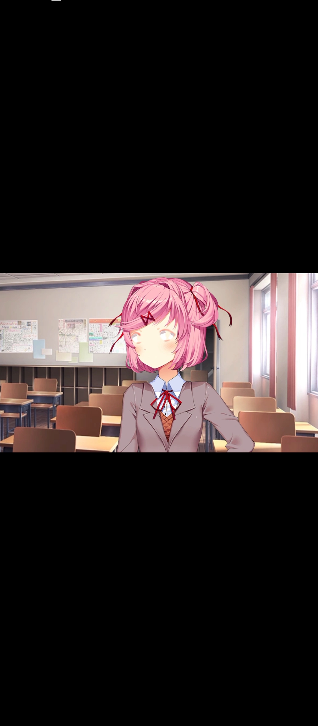 Sayori in classroom